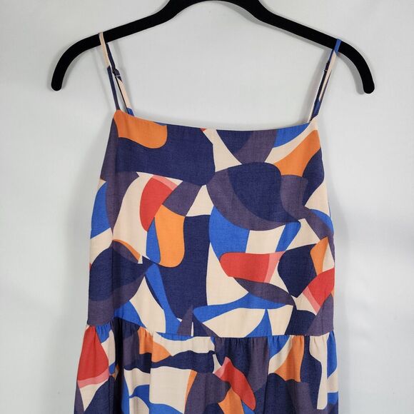 Nine West Multicolor Abstract Maxi Dress - Picture 3 of 9
